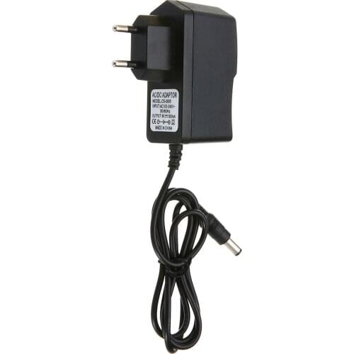 1pc EU Power Supply Plug Converter Adapter AC 100-240V DC 9V 0.5A 500mA 9W Electronic Product Mobile Phone Adapter Power