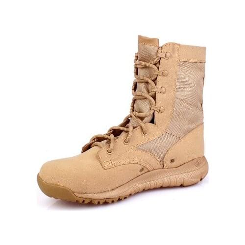 Tactical Boots Men Light Wight Outdoor Hiking Shoes Mens Desert High top Military Combat Army Boots Militares Sapatos Masculino
