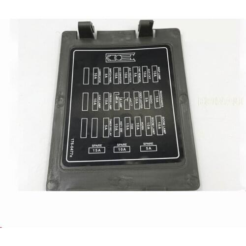 For CATERPILLAR CAT E312B 320B 330B Excavator Fuse Cover Fuse Piece Cover Fuse Box Cover Excavator accessories