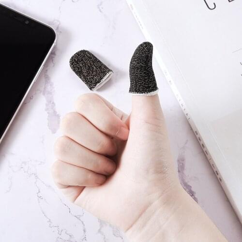 2021 Finger Cover Breathable Game Controller Finger Sleeve For PUBG Sweat Proof Non-Scratch Touch Screen Gaming Thumb Gloves