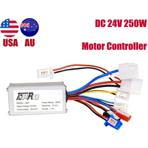For Scooter Mini Bike electric motor 24v 250w Brush DC Speed Controller