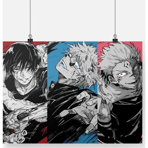 Jujutsu Kaisen Toji Fushiguro Gojo Satoru Yuji Itadori Sukuna Canvas Painting Wall Art Posters Prints Decoration Home Decor