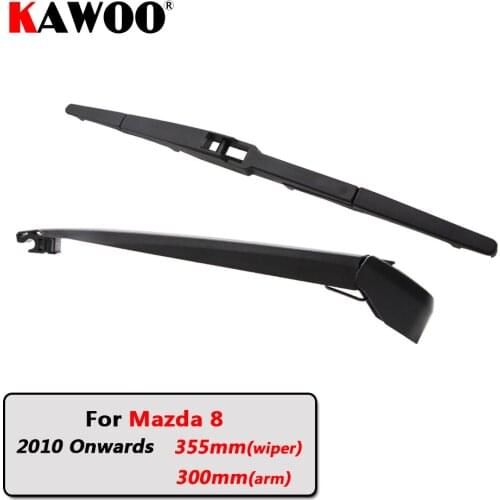 KAWOO Car Rear Wiper Blade Blades Back Window Wipers Arm For Mazda 8 Hatchback (2010 Onwards) 355mm Auto Windscreen Blade