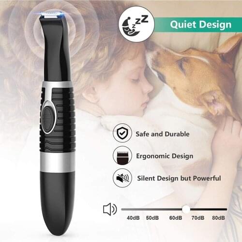 KM-5002 Hair Clippers Electric Razor Beard Shaver Rechargeable Electric Nose Hair Clipper AA Battery Shaver with Guide Comb CSV