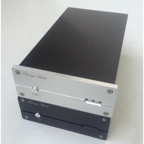 Full aluminum chassis 1506 black / silver dac enclosure decoder box 155 x60 x241MM