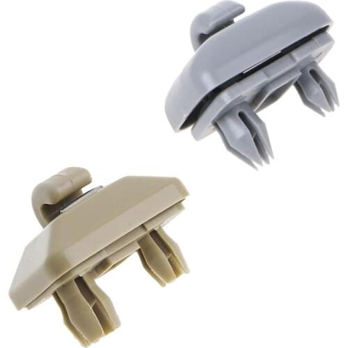 Beige Inner Sun Visor Hook Clip Bracket Hanger For Audi A1 A3 A4 A5 Q3 Q5