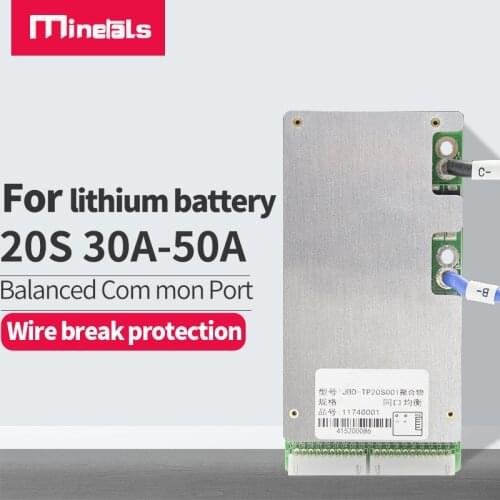 20S 72V BMS PCM li-ion common port with balance power charge and discharge protection motorbike lithium battery protection boar