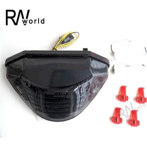 Motorcycle LED Taillight Turn Signal Light Brake Lamp For HONDA HORNET CB600 CB900 2003-2006 2004 2005 Hornet CB 600 900 Black