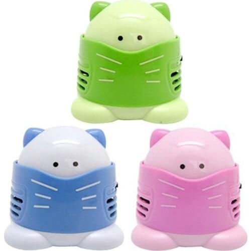 Cartoon Cute Desktop Vacuum Cleaner Clean Household Mini Dust Collector For Cross Stitch Embroidery Diamond Painting Accessories