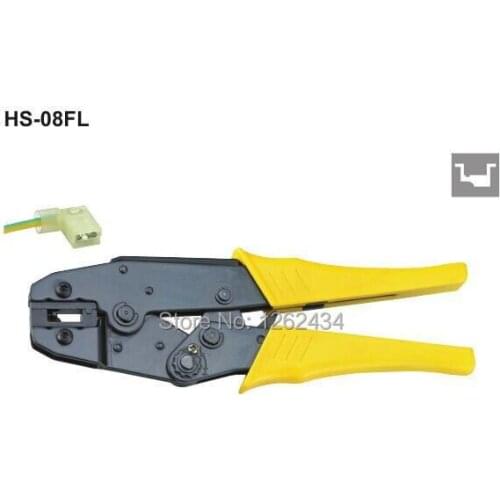 HS-08FL RATCHET CRIMPING PLIER (EUROPEAN STYLE)Flag type female receptacles insulated terminals