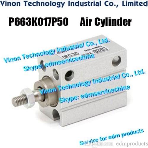P663K017P50 Air Cylinder CUJB6-10DM for Mitsubishi MV1200,MV2400 edm machines P663-K017-P50,CUJB6-10-D-M, 2210002908