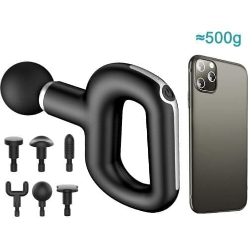 Portable Mini Massage Gun Deep Tissue Muscle Massager for Back Neck Pain Relief Fascia Gun Body Relaxation Slimming Shaping