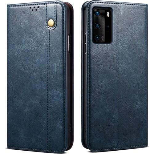 Retro Flip Wallet Case For Oppo A16 A74 2021 Magnetic Card Slot Book Shell A55 A93 A54 Leather 360 Protect Cover Oppo A16 Case