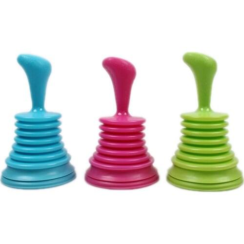 Drain Cleaners Wholesale Household Powerful Sink Drain Pipe Dredge Suction Cup Toilet Plungers