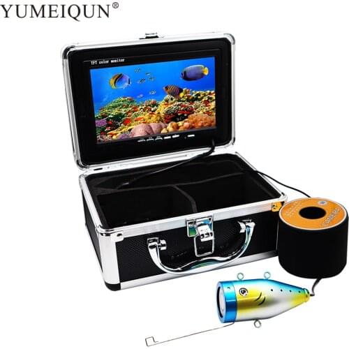 Underwater Fishing Video Camera 12pcs Infrared LED with 7 Inch Color Monitor 15M 30M