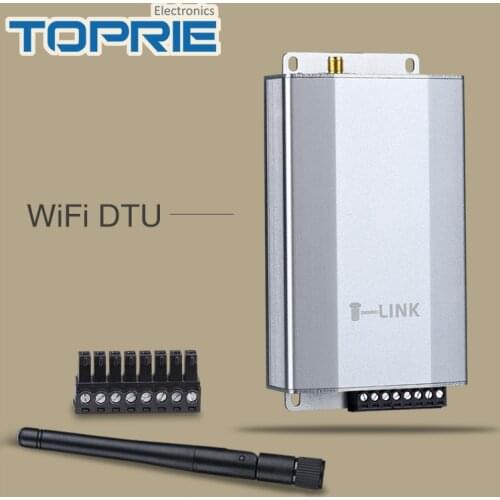 WIFI DTU TTL/RS232/RS485 GSM MQTT TCP HTTP MODBUS RTU SMS/Wechat/Email Alarm APP Web Remote Monitoring