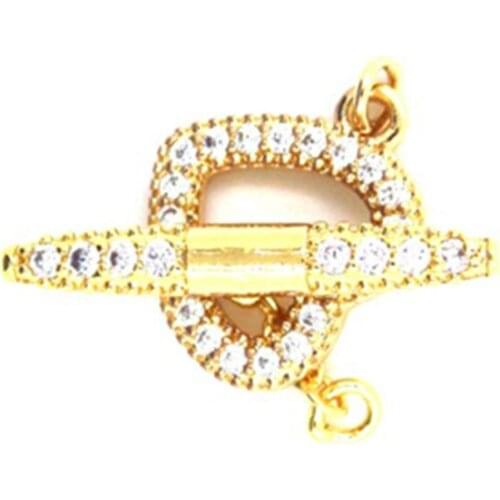 Findings Women Fashion Beads Pearls Bracelets Metal Clasps Accessories Jewelry Making DIY 925 silver Plating Connector Clasps