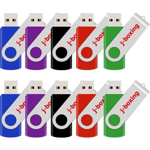 10PCS/LOT флешка usb 32GB Memory Flash Stick Metal 360° Rotating pendrive Jump Drive for Computer Desktop External Drive 32 gb