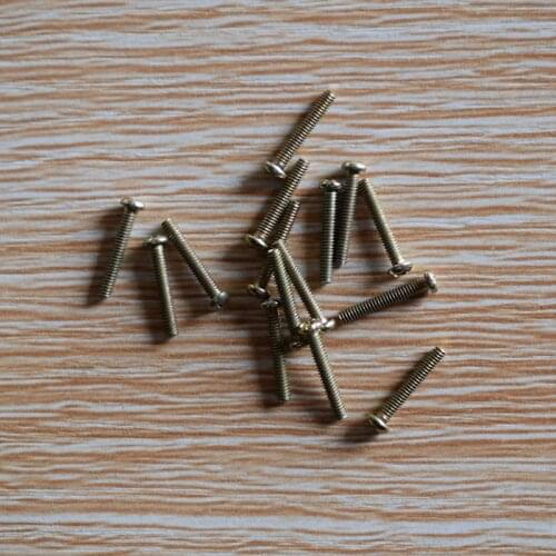 100pcs Micro Phillips head Crosshead bolts M2*4/6/8/10/12/20/25mm Cap Screw Bolts diy toys accessories/technology model parts