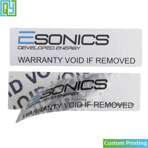 1000pcs 10x30mm Free Shipping Custom Security Label Sticker Box Carton Seal Envelop Security Void Open Safty Sticker