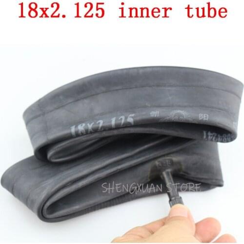 2 pcs 18 x 2.125 inner tube/inner tyre with a Bent Angle Valve Stem or Straight Valve fits many gas electric scooters and e-Bike