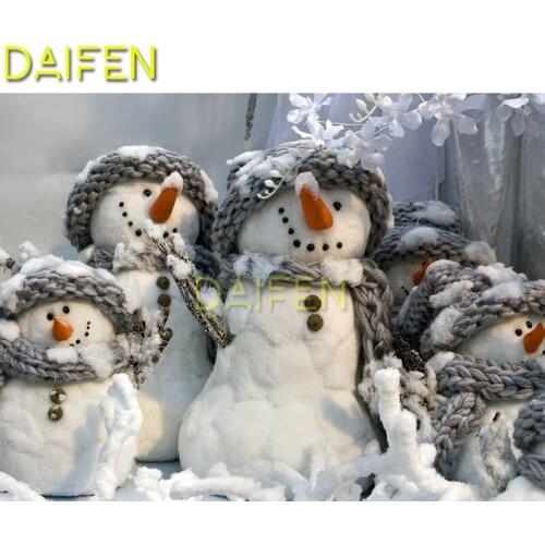 5D DIY Diamond embroidery Cross stitch Full Square Diamond mosaic snow man carrot hat scarf Full Round Diamond painting