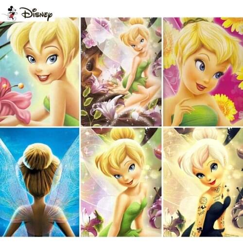 Disney DIY Diamond Painting "Cartoon wonderful fairy" Full Drill Square Round Diamond Embroidery 5D Cross Stitch Decoration Home