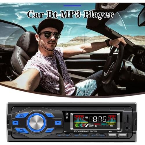 Car Radio 1 Din MP3 Player FM Audio Music USB SD Digital Bluetooth With In Dash Slot AUX Input Autoradio