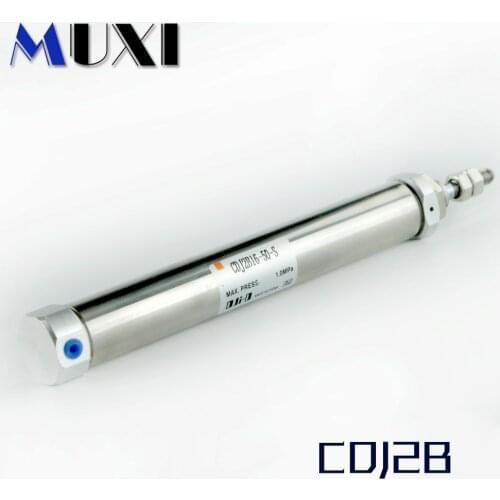 CDJ Pneumatic Accessories Machine CDJ2B Mini Pneumatic Air Cylinder Double Acting Single Rod 16mm Bore 10~150mm Stroke CDJ2B16