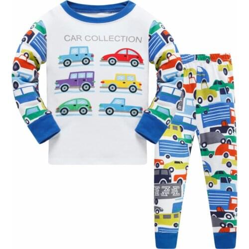 Children Clothes Kids Clothing Set Boys Pajamas Sets Letter Styling Nightwear Print Pajamas Boys Sleepwear Baby Pyjama