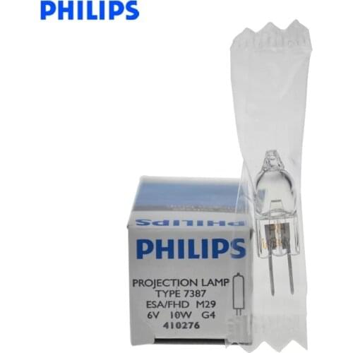 For 10pcs a lot Philips Halogen Lamp Beads 7724 12V100W Microscope inspection Projection Instrument Lamp Beads 7023
