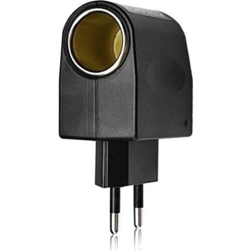 Hot Sale Car Cigarette Lighter Charger Wall Power Socket Plug Adapter Converter 220V AC To 12V DC EU US Plug