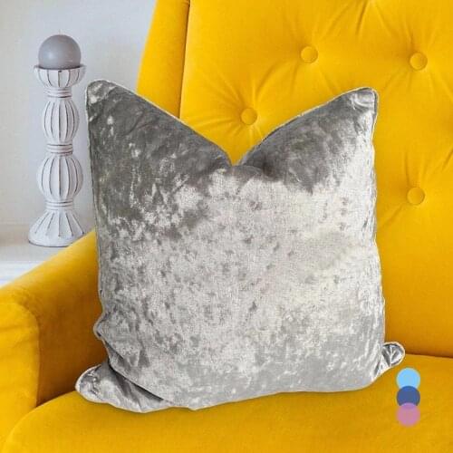 Cushion Cover Velvet Pillow Cover Ice Crushed Decorative Pillows Sofa Shiny Pink Kussenhoes For Living Room Nordic Home Decor