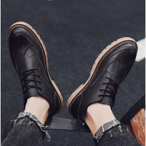 Loafers Sneaker sneakers causal breathable Mens leather flat men summer 2020 sneaker fashion man Casual black leisure sale hot