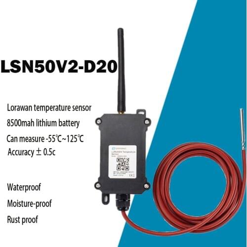 LSN50v2-D20 Lorawan IOT Waterproof Outdoor High-precision Temperature Sensor