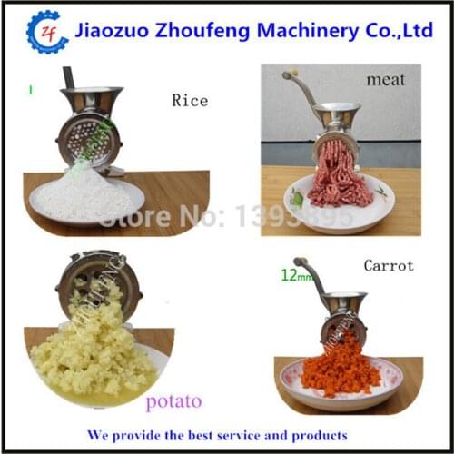Meat grinder manual operation mini meat grinding mincer machine for home use 8# ZF