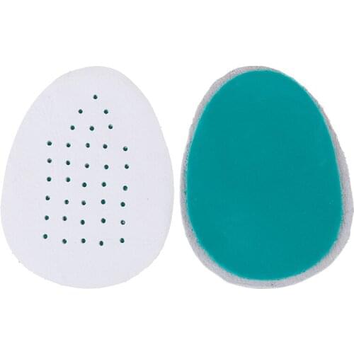 1Pair PU Leather Half Insoles Latex Anti Slip Breathable High Heel Shoes Pad Comfortable Leather Bottom