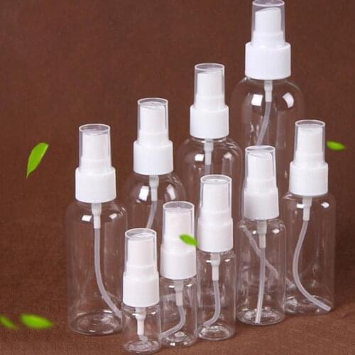 Portable Travel Mini Transparent Plastic Empty Cosmetic Sample Spray Bottle Makeup Moisture Atomizer perfume Bottle