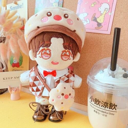 DIY for 20cm Doll Plush Dolls Clothes pants Satchel Lovely Toys Dolls Accessories Sean Xiao Korea EXO Idol Dolls Gift