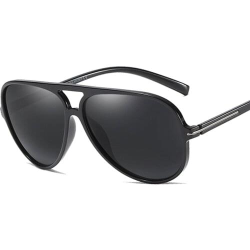 Veshion TR90 Polarized Light Pilot Sunglasses Men Women Fashion Shades UV400 Vintage Glasses