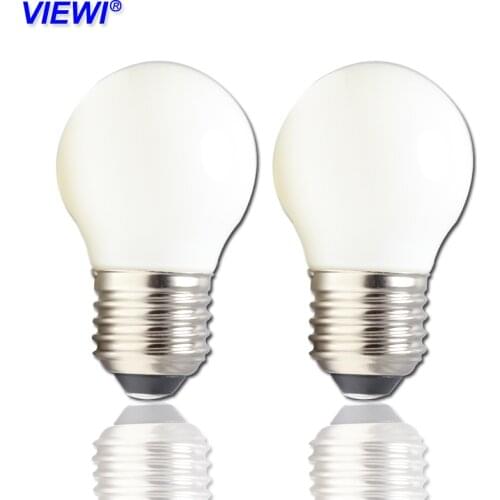 5 pcs bombilla led bulb light E27 dimmer 110v 220v Frosted G45 4W filament energy saving lamp dimmable home lighting 420 lumens