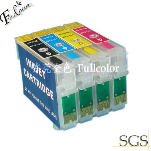 T0901 T0732 T0733 T0734 Refillable Ink Cartridge For EP Stylus C92 / CX5600 5 set Free Shipping