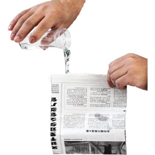 Pouring Water Liquid From Newspaper Magic Tricks Close Up Tricks Magic Stage Magic Props Classic Toys Illusions Prop