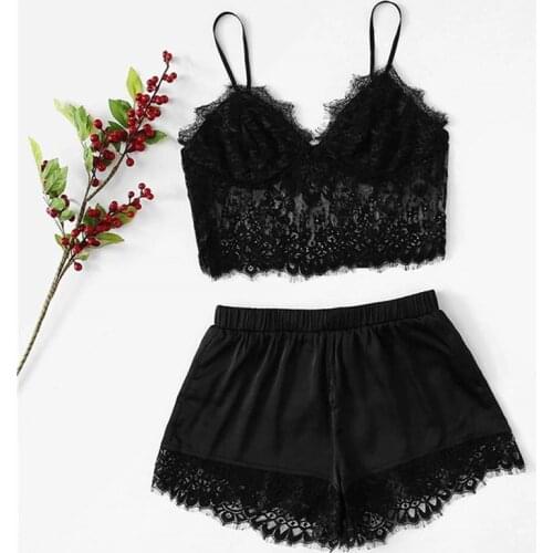 Lingerie Femme Sexy Womens Plus Size Sling Sleepwear Sexy Lingerie For Women Sex Set Bra Lace Nightwear Underwear Set Трусы