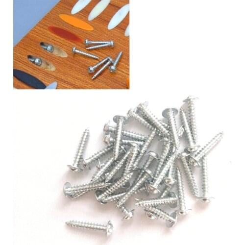 100Pc/set Woodworking oblique hole screw M4-25 self-tapping screw woodworking plug