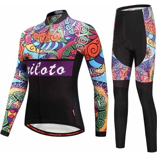 2019 Winter Cycling jersey long sleeve Clothing Racing Mtb jersey Bike Bib Shorts Pants Jackets Cycling Sets Warm clothes