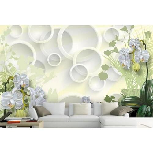 Customize 3d luxury mural wallpaper Clivia flowers livingroom wallpaper for walls 3d photo wall mural wallpaper