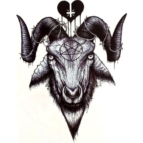 Bulls Waterproof Temporary Tattoos men high quality Minotaur strange tatoo sticker Fake Tattoo body art flash tattoos sticker