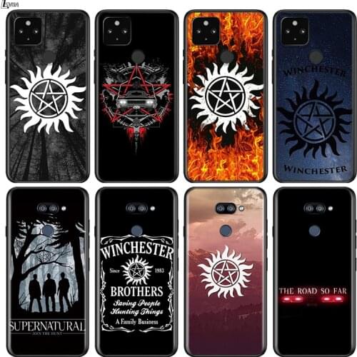 For Google Pixel 5 4 4A XL Cover TV Supernatural Logo For LG Q60 V60 V50 V50S V40 V35 V30 Aristo ThinQ Soft Phone Case