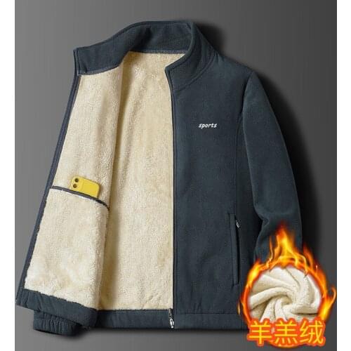 HAIMAITONG Mens Fleece Jackets